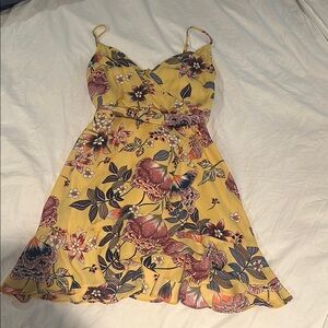 City Studio Yellow Sundress Sleeveless Mini